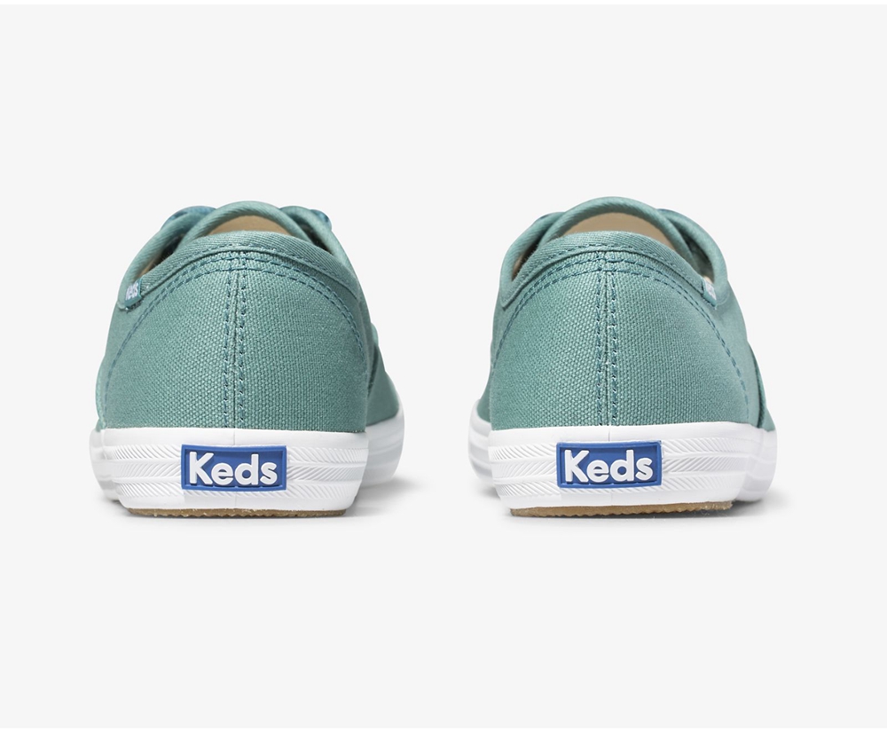 Tenis Keds Mujer Turquesa - Champion Solids - 3256-EHDZK